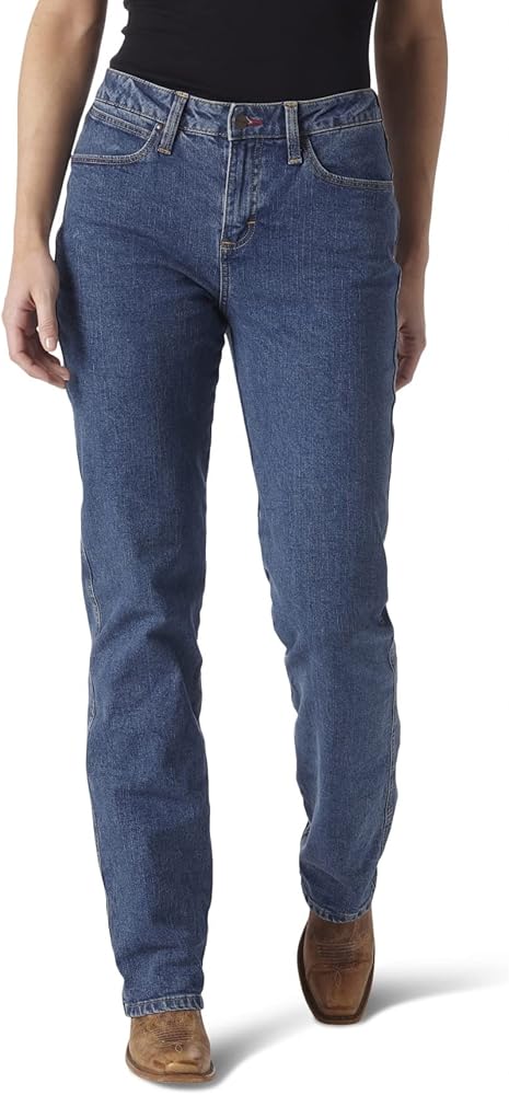 Wrangler womens Cowgirl Cut Slim Fit High Rise Stretch Jean