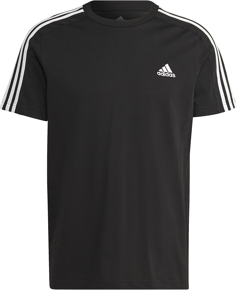 adidas Men's Essentials Single Jersey 3-Stripes T-Shirt