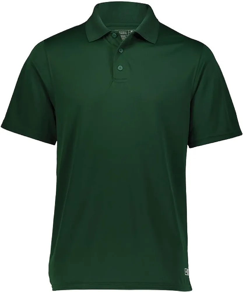 Russell Athletic Men's Power Performance Polo-Premium Dri-fit Shirt, Perfect for Golf, Tennis, and Athletic Activities