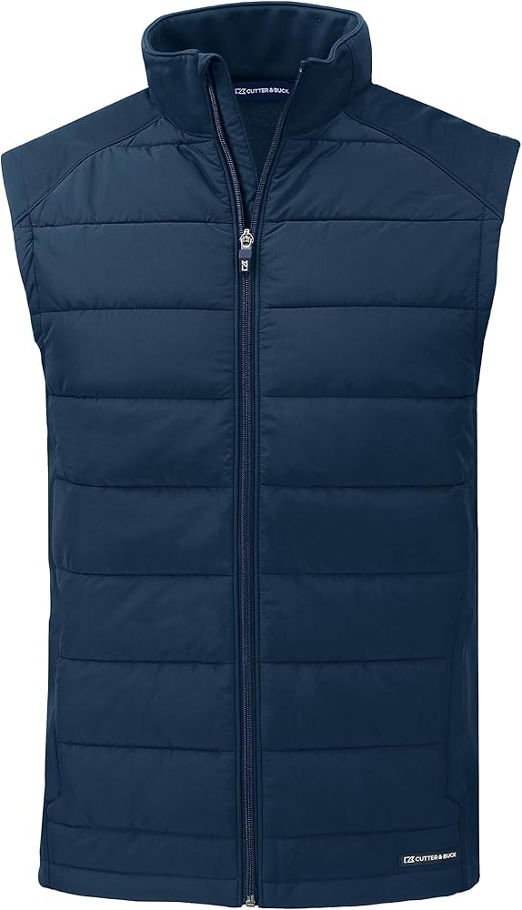 Cutter & Buck Evoke Hybrid Eco Softshell Recycled Mens Full Zip Vest