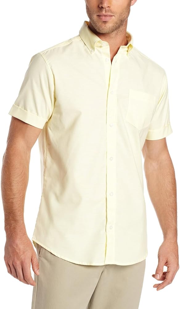 Lee Uniforms Men's Short-Sleeve Oxford Shirt