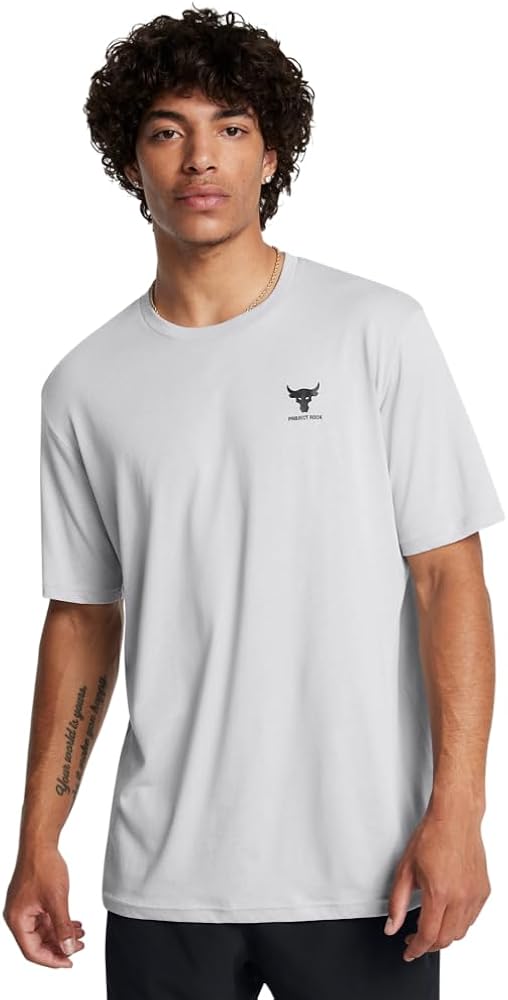 Under Armour Men's Project Rock Simple Branded Short Sleeve T Shirt