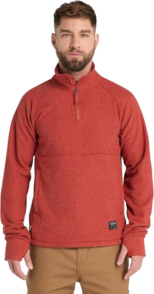 Timberland PRO Men's Irvine 1/4-zip Waffle Fleece