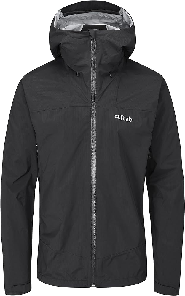 Rab Men's Downpour Plus 2.0 Waterproof Breathable Jacket for Hiking & Climbing