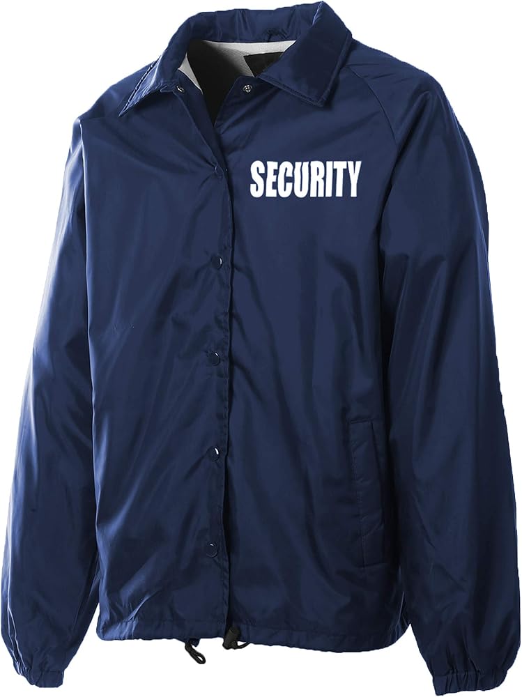 First Class 100% Nylon Windbreaker with Security I.D I