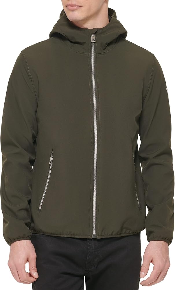 GUESS Men's Softshell Long Sleeve Jacket