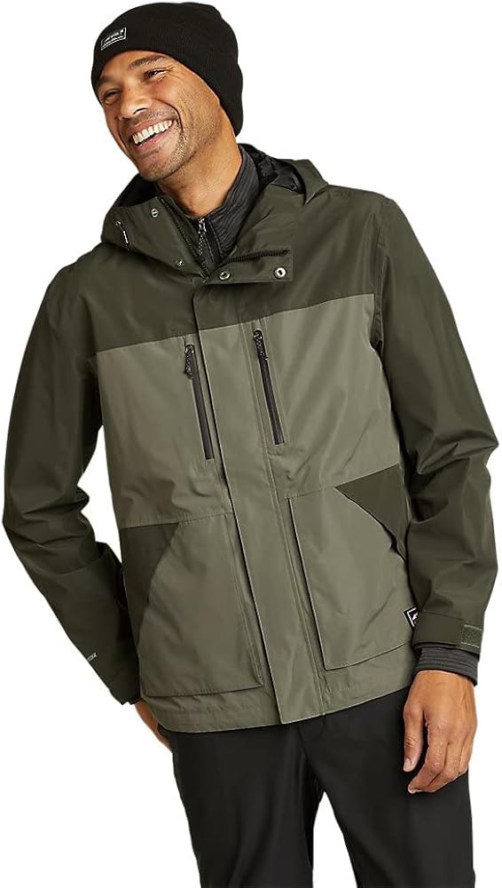 Eddie Bauer mens Rainfoil Waterproof Utility Jacket