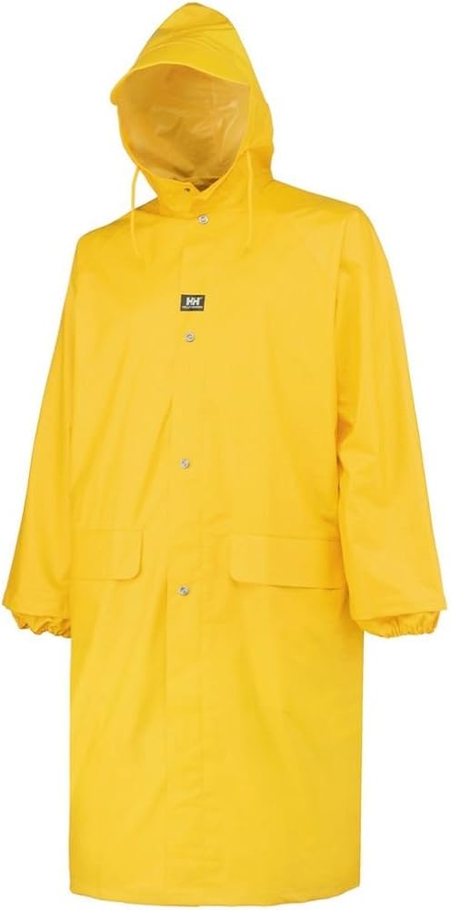 Helly-Hansen Workwear Woodland Waterproof Jackets for Men - Lightweight Adjustable Rain Coat Made with PVC-Coated Polyester