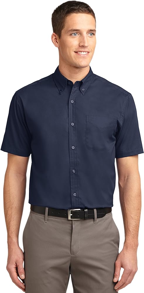 Port Authority Short Sleeve Easy Care Men’s Shirt – Regular Extended Tall Sizes