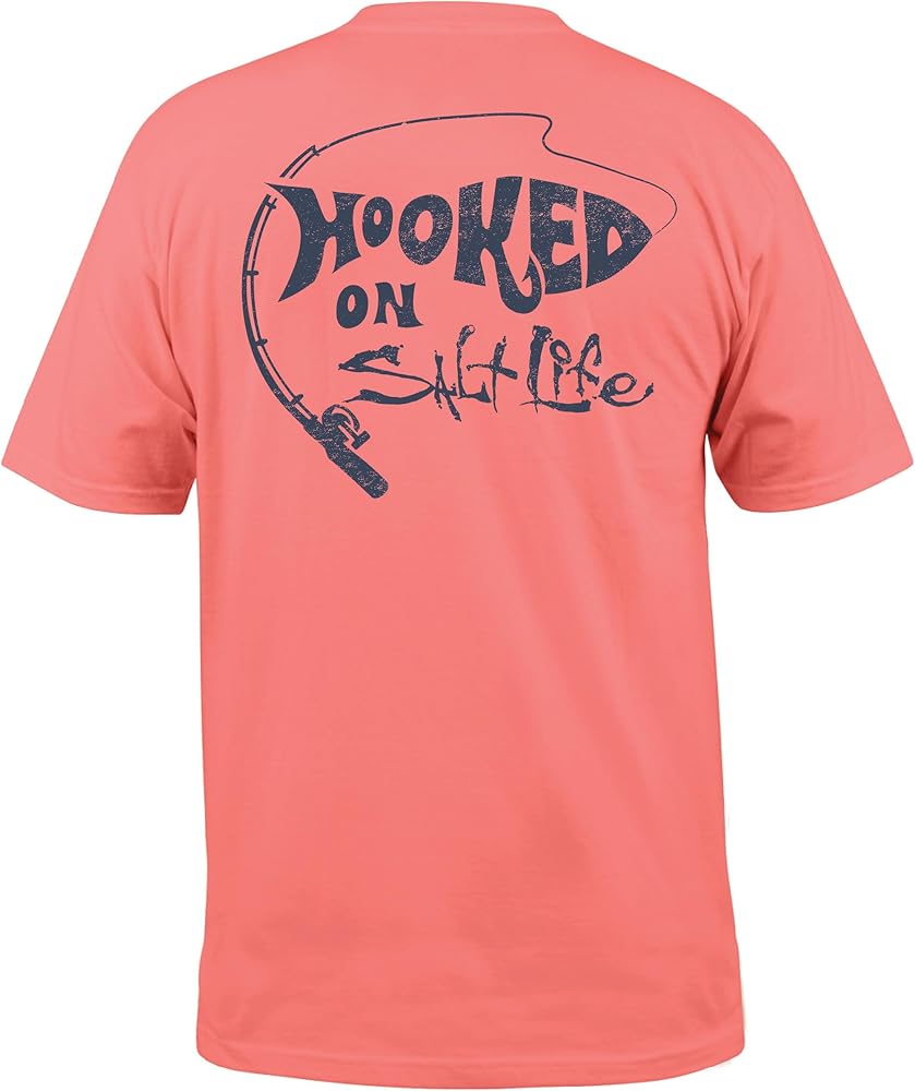 Salt Life Men's Hooked on Short Sleeve Tee