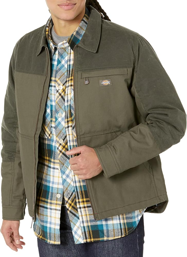 Dickies Men's Tradebuilt Wax Coated Canvas Service Jacket