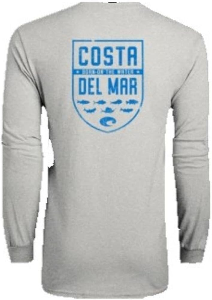 Costa Del Mar mens Species Shield Long Sleeve Tee