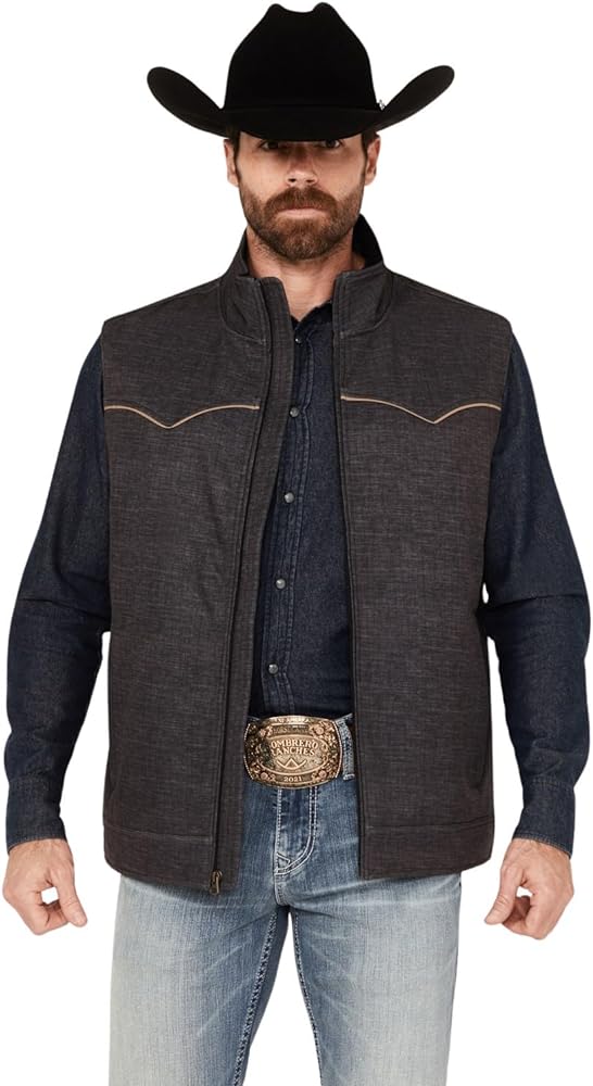 Cinch Men's Bonded Vest Charcoal Small US