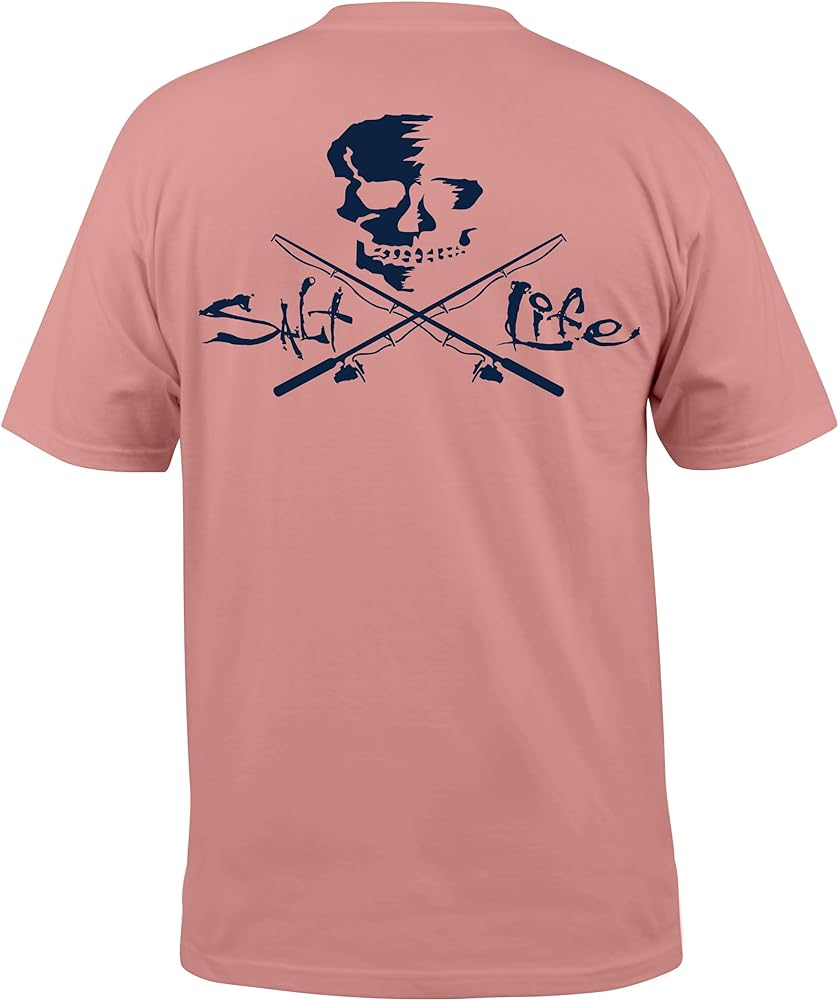 Salt Life Men's Skull and Poles Short Sleeve Tee