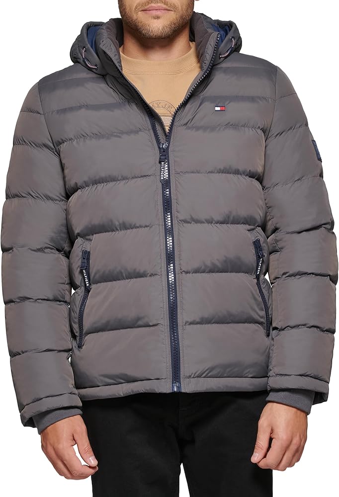 Tommy Hilfiger Men's Hooded Puffer Jacket