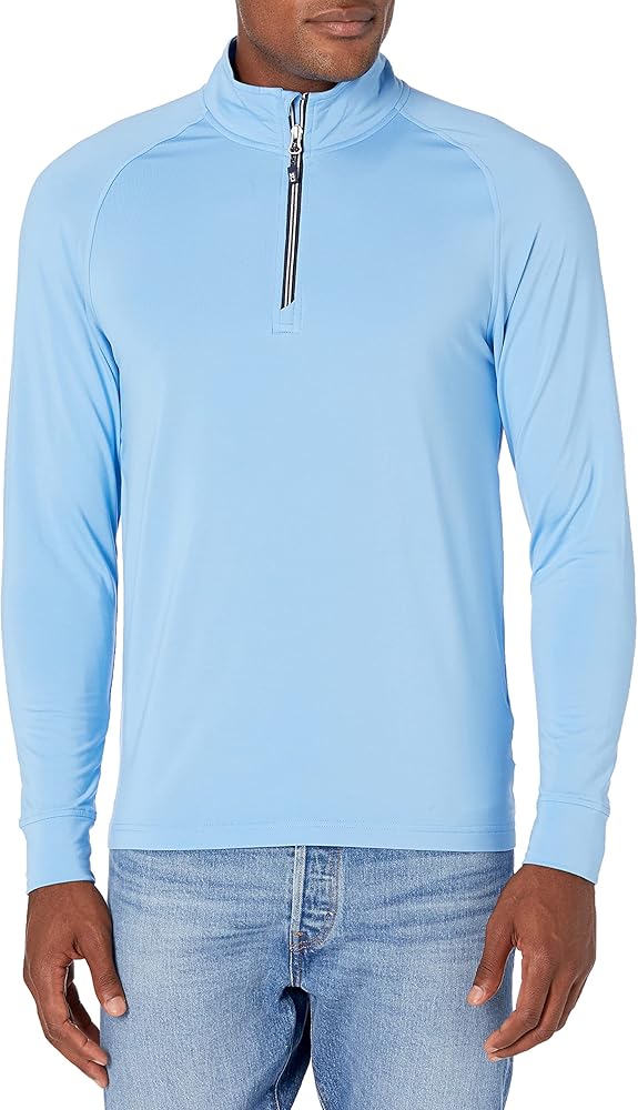 Cutter & Buck Adapt Eco Knit Stretch Recycled Mens Long Sleeve Quarter Zip Pullover