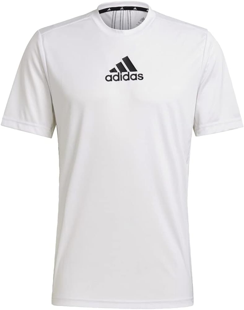 adidas Men's Primeblue Designed 2 Move 3-Stripes Tee