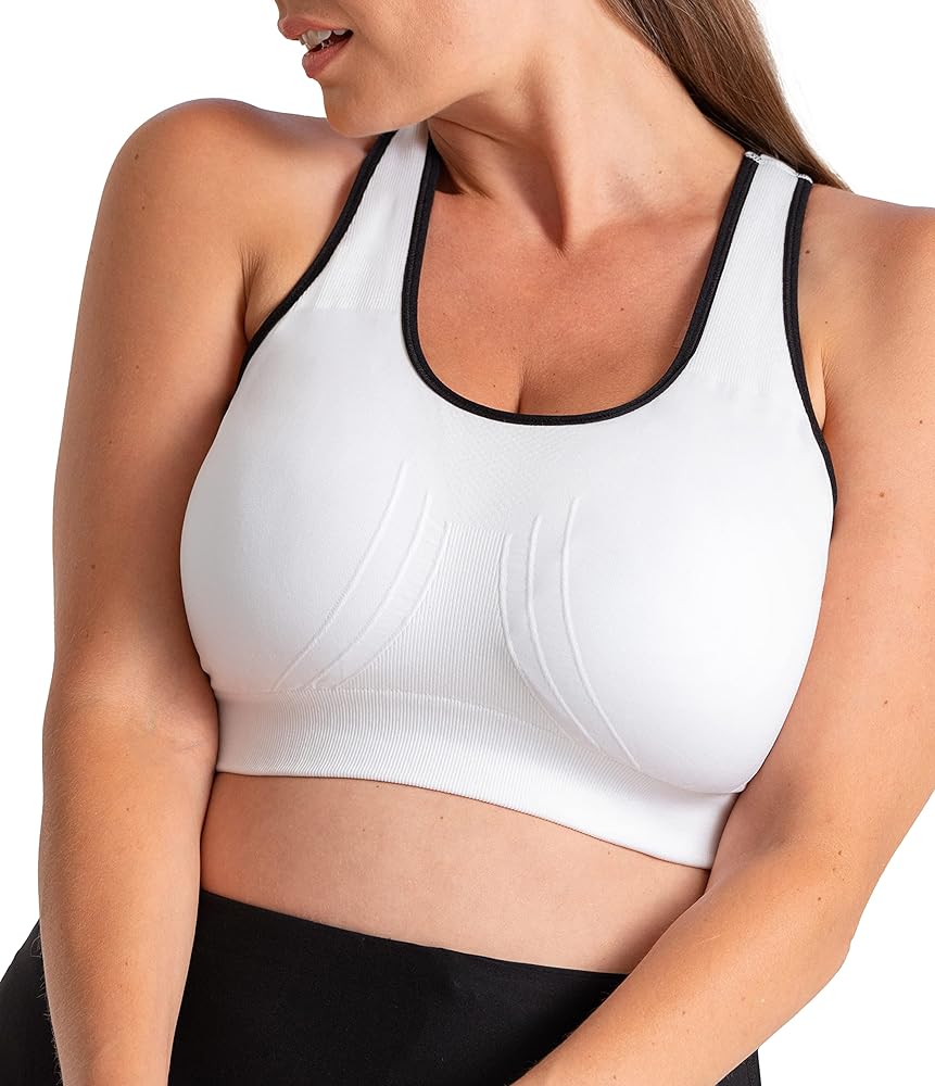 SHAPERMINT Sports Bras for Women - Sports Bra - Womens Workout Tops - Wireless Bra