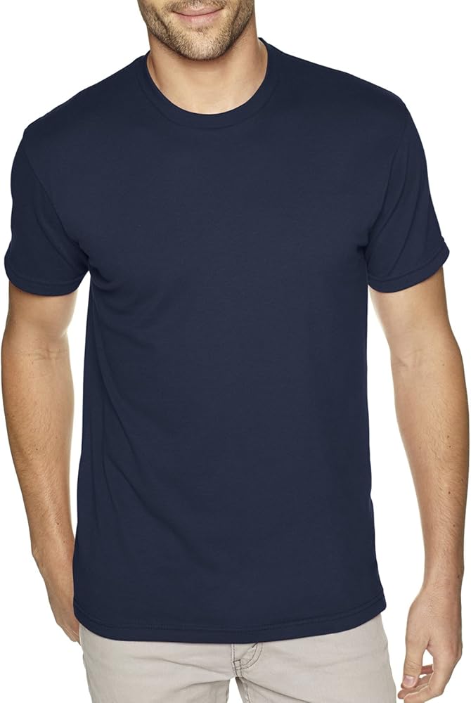 Next Level Men's Premium 1X1 Sueded Baby Rib Collar T-Shirt