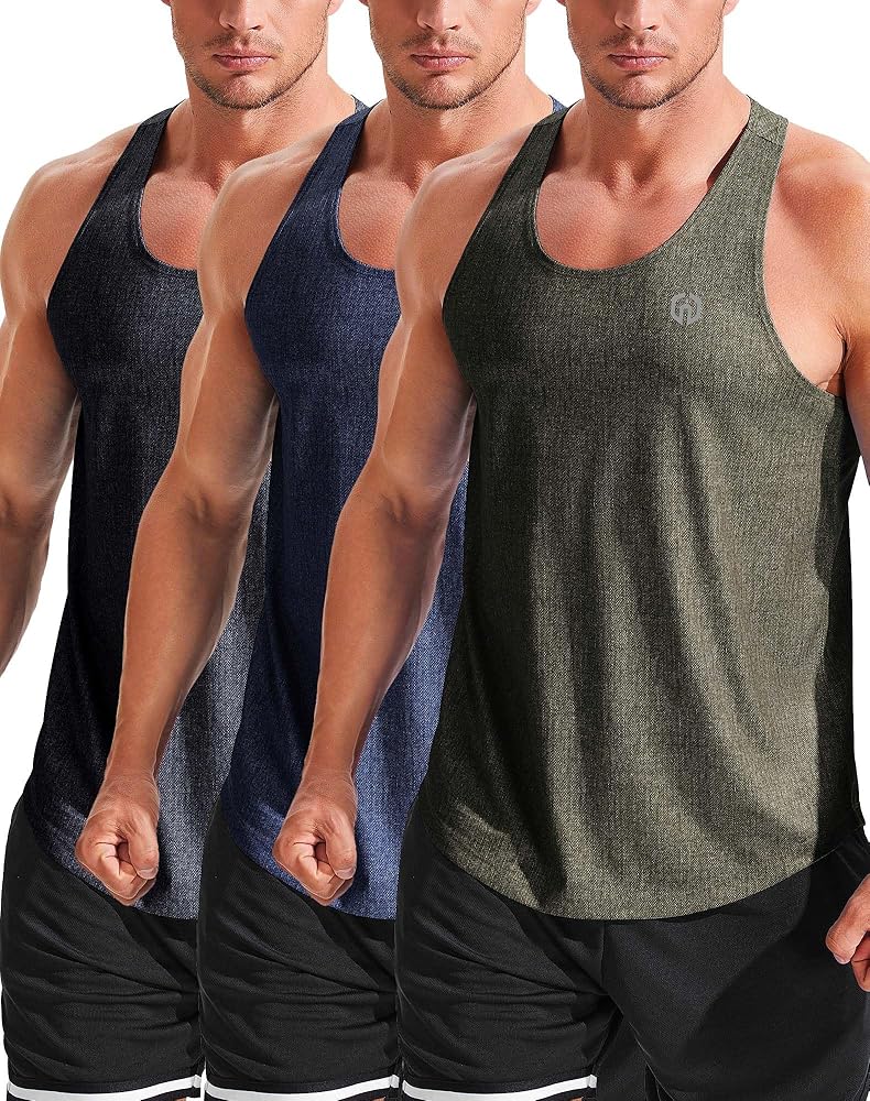 NELEUS Men's Workout Running Tank Top Sleeveless Gym Athletic Shirts