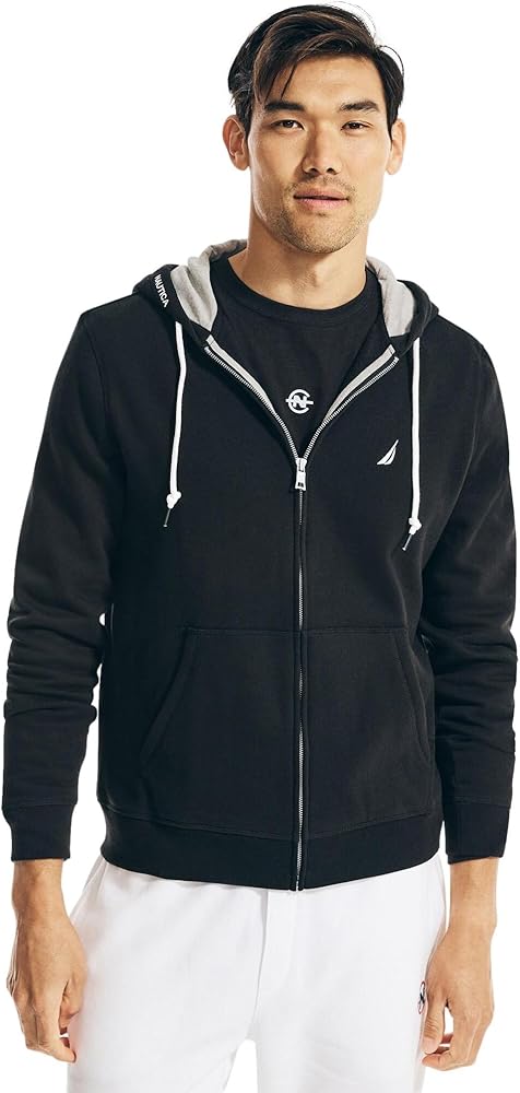 Nautica Men's Anchor Fleece Full-Zip Hoodie