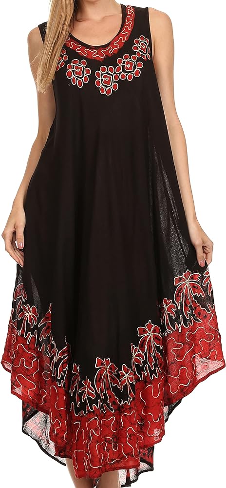 Sakkas Sundari Caftan Tank Dress/Cover Up