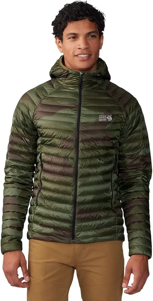 Mountain Hardwear Men's Ghost Whisperer/2 Hoody, Combat Green Calaveras Camo Print, Medium