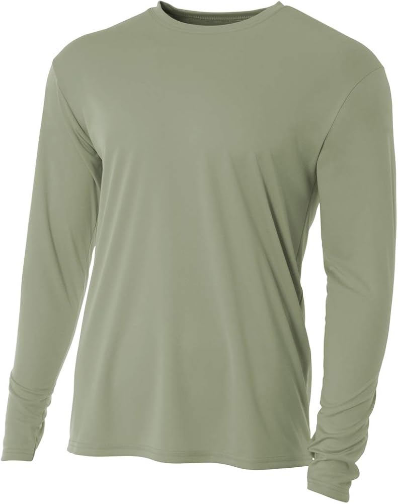 A4 Long Sleeve Cooling Performance Crew Shirt