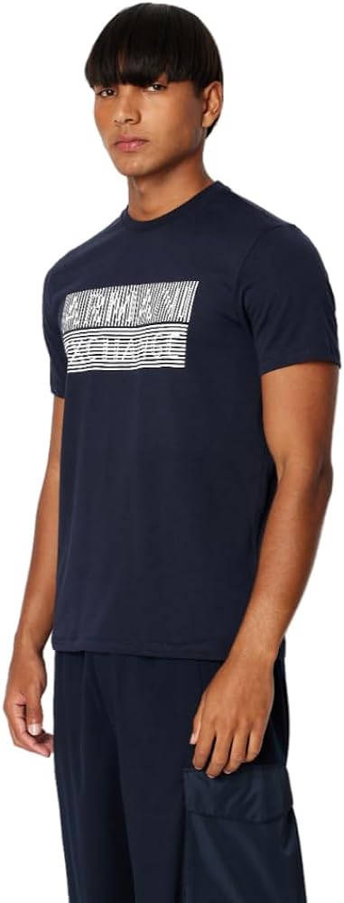 Armani Exchange Men's Slim Fit Illusion Box Logo Tee