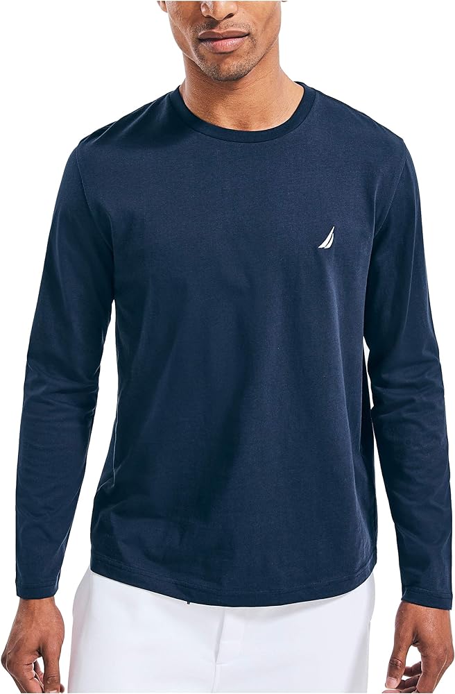 Nautica Men's J-Class Logo Long Sleeve T-Shirt