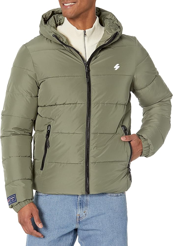 Superdry Men's Hooded Sports Puffer