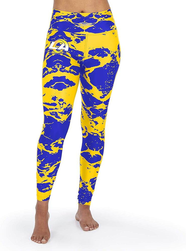 Zubaz Officially Licensed Women's NFL Lava Legging, Team Color