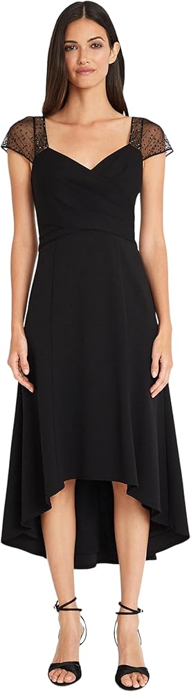 Maggy London Elegant High-Low Cocktail Sweetheart Neckline | Wedding Guest Dresses for Women