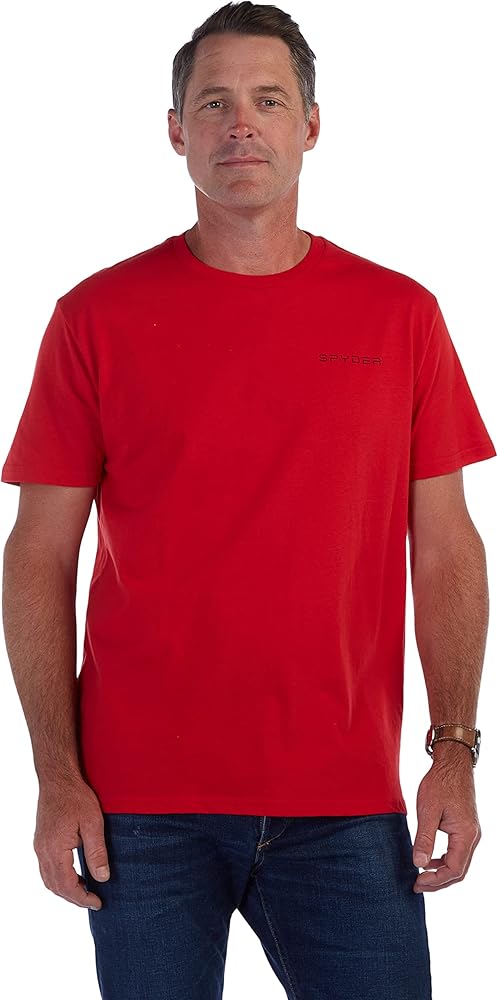 Spyder Men's Gate S/S Basic Tee, Red, M