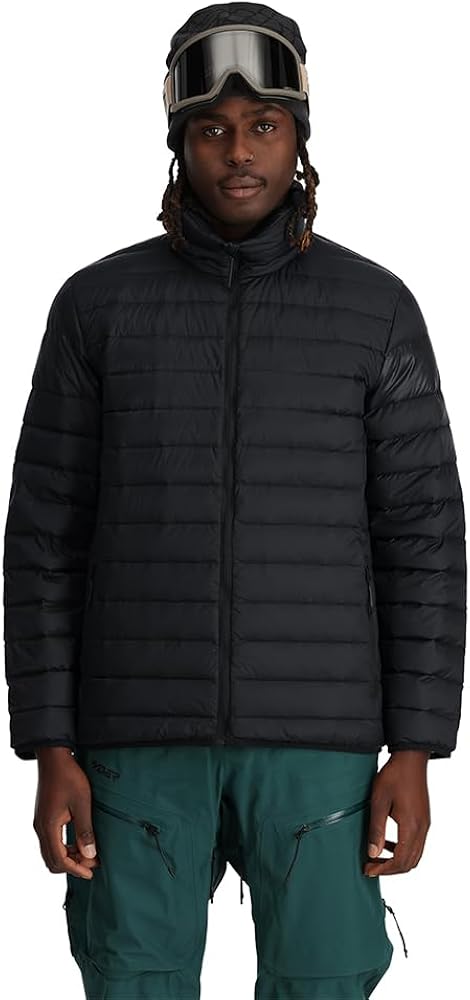 Spyder Men's Sanction Hooded Down Packable Jacket