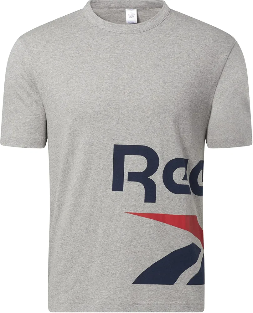 Reebok Unisex Side Logo Vector Short Sleeve Tee