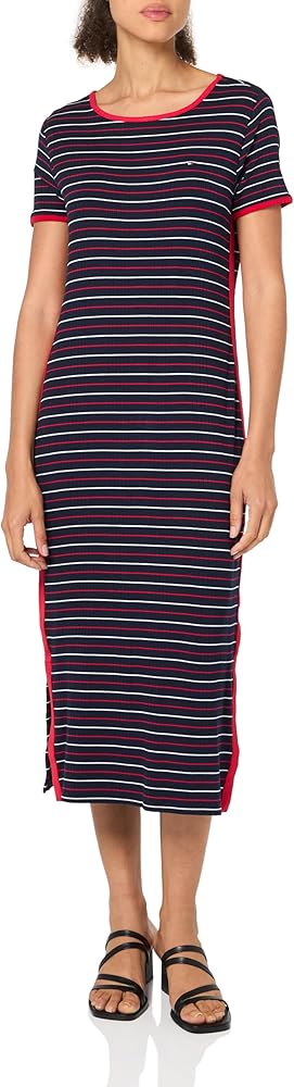 Tommy Hilfiger Women's Short Sleeve Soft Everyday Sport Dress