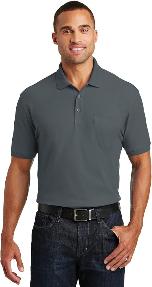 Port Authority Core Classic Pique Pocket Polo