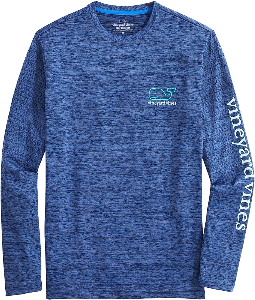 vineyard vines Men's Long-Sleeve Harbor Performance Tee