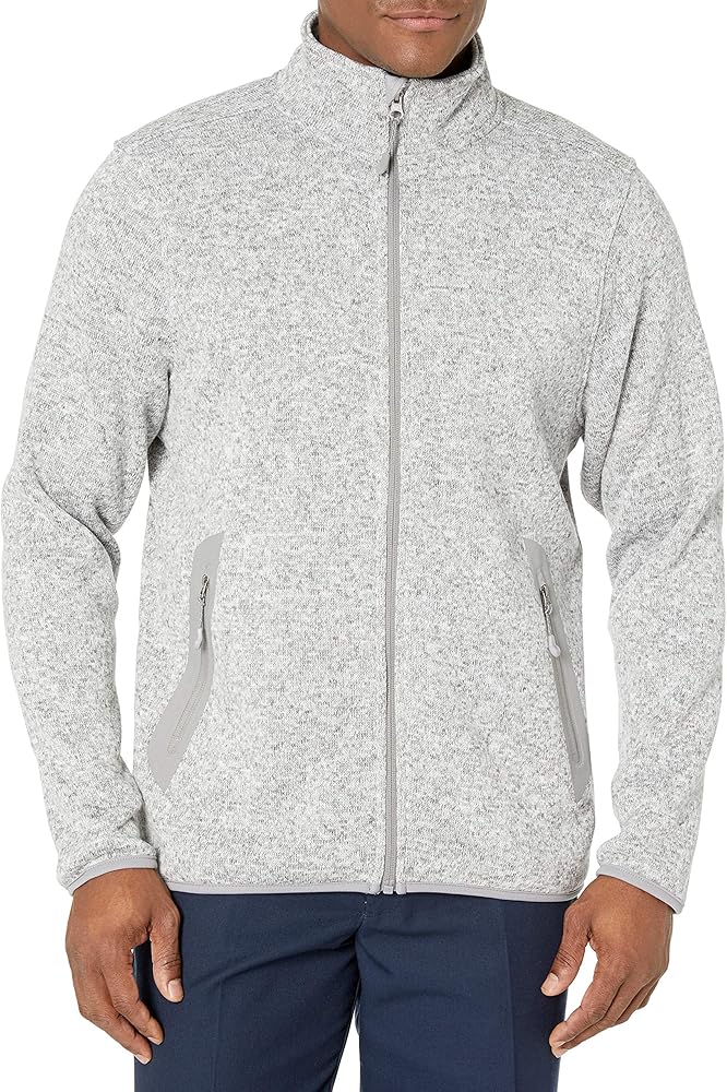 Charles River Apparel Men's Heathered Fleece Jacket