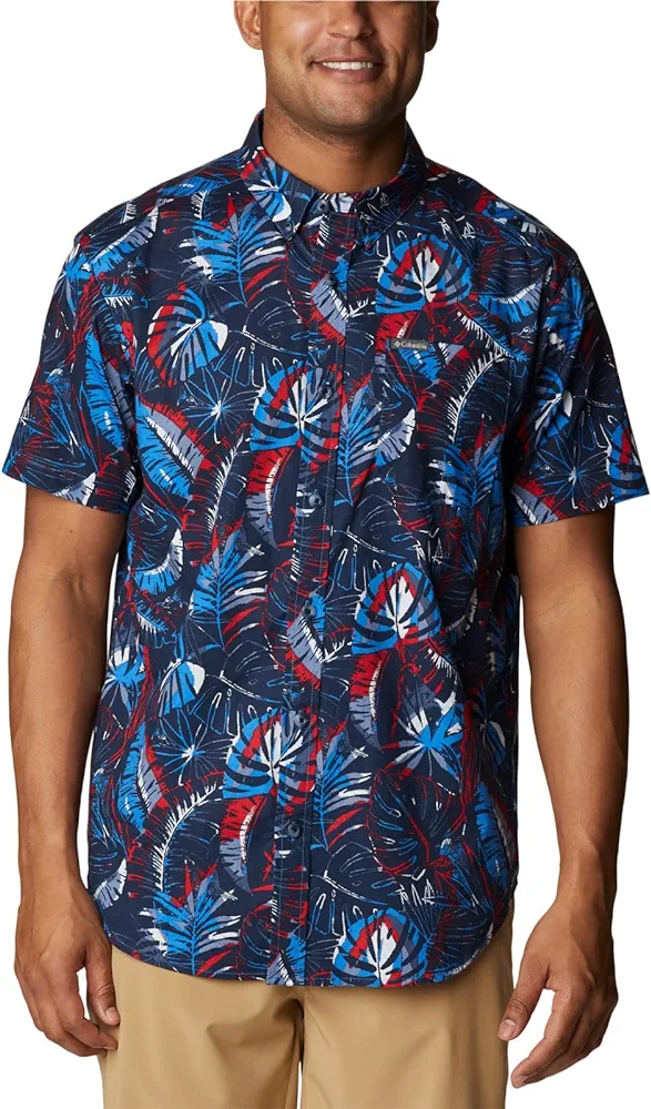 Columbia Men's Rapid Rivers Printed Short Sleeve Shirt