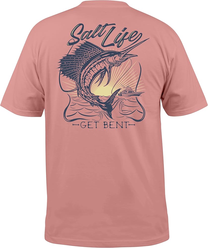 Salt Life Men's Golden Hour Short Sleeve Pocket Tee