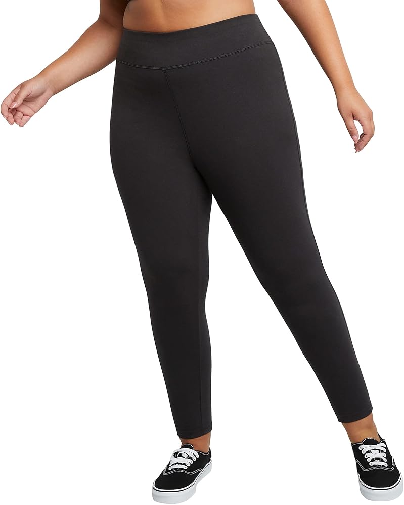 Just My Size Womens Stretch Jersey 25.5Inch Leggings