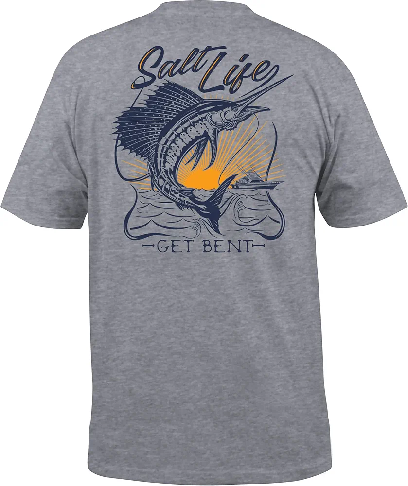 Salt Life Men's Golden Hour Short Sleeve Crew Neck Tee