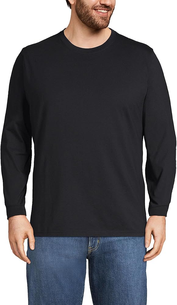 Lands' End Men's Super-T Long Sleeve T-Shirt