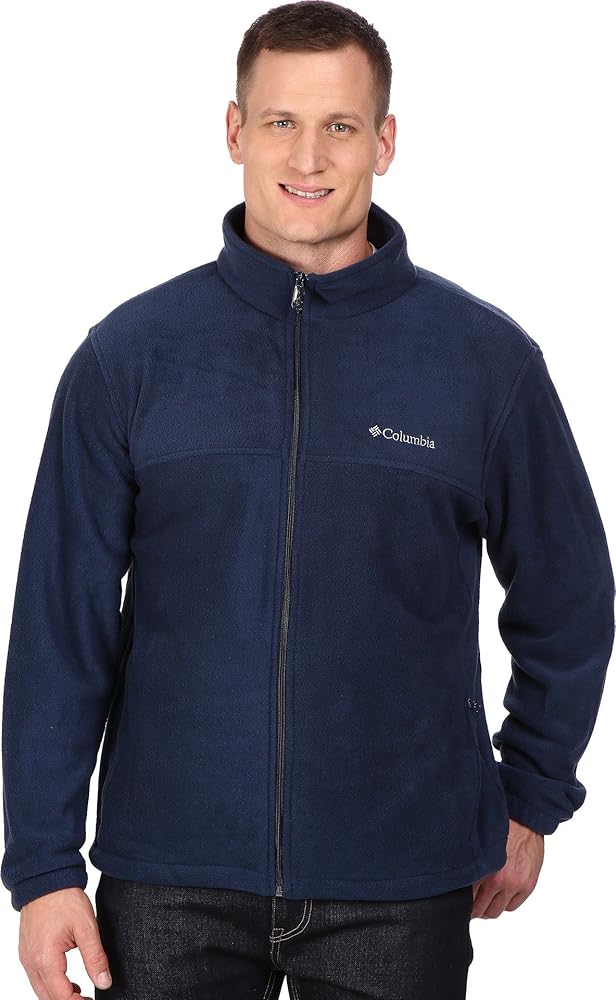 Columbia Men's Big and Tall Steens Mountain 2.0 Full Zip Fleece Jacket, Collegiate Navy, 5X