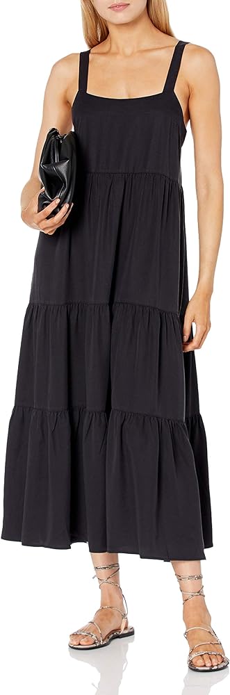 The Drop Women's Britt Tiered Maxi Tent Dress