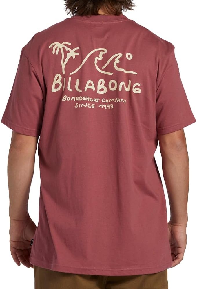 Billabong Men's Lounge Short Sleeve Graphic Tee