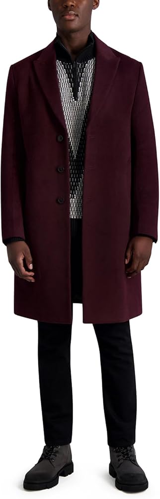 KARL LAGERFELD Paris Men's Wool Top Coat