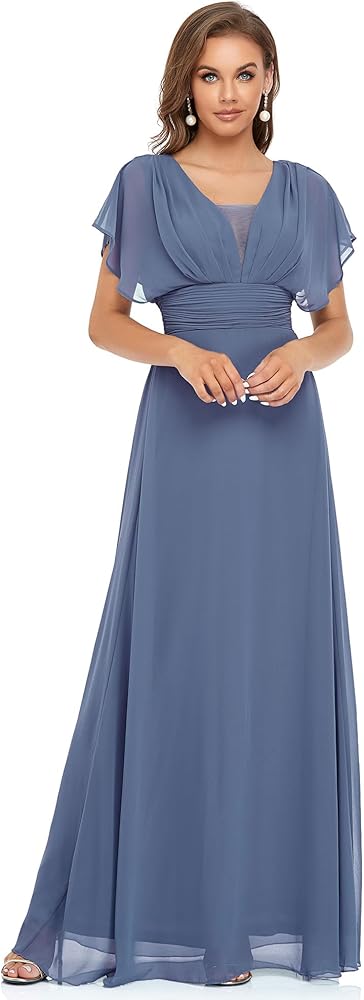 Ever-Pretty Women's Elegant V-Neck Formal Evening Dresses 7851